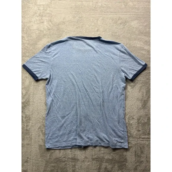 Coors Banquet Golden Colorado Graphic Tee Blue Ringer T-Shirt Size L - Picture 4 of 7